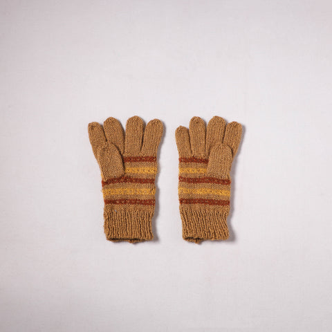 Kumaun Hand Knitted Acrylic Woolen Hand Gloves for Winter (Adult) 32