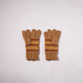 Kumaun Hand Knitted Acrylic Woolen Hand Gloves for Winter (Adult) 32