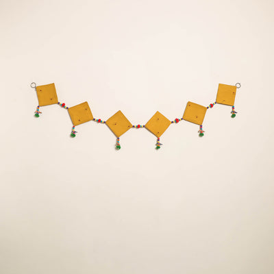 Handmade Bead Work Fabric Toran for Home Decor