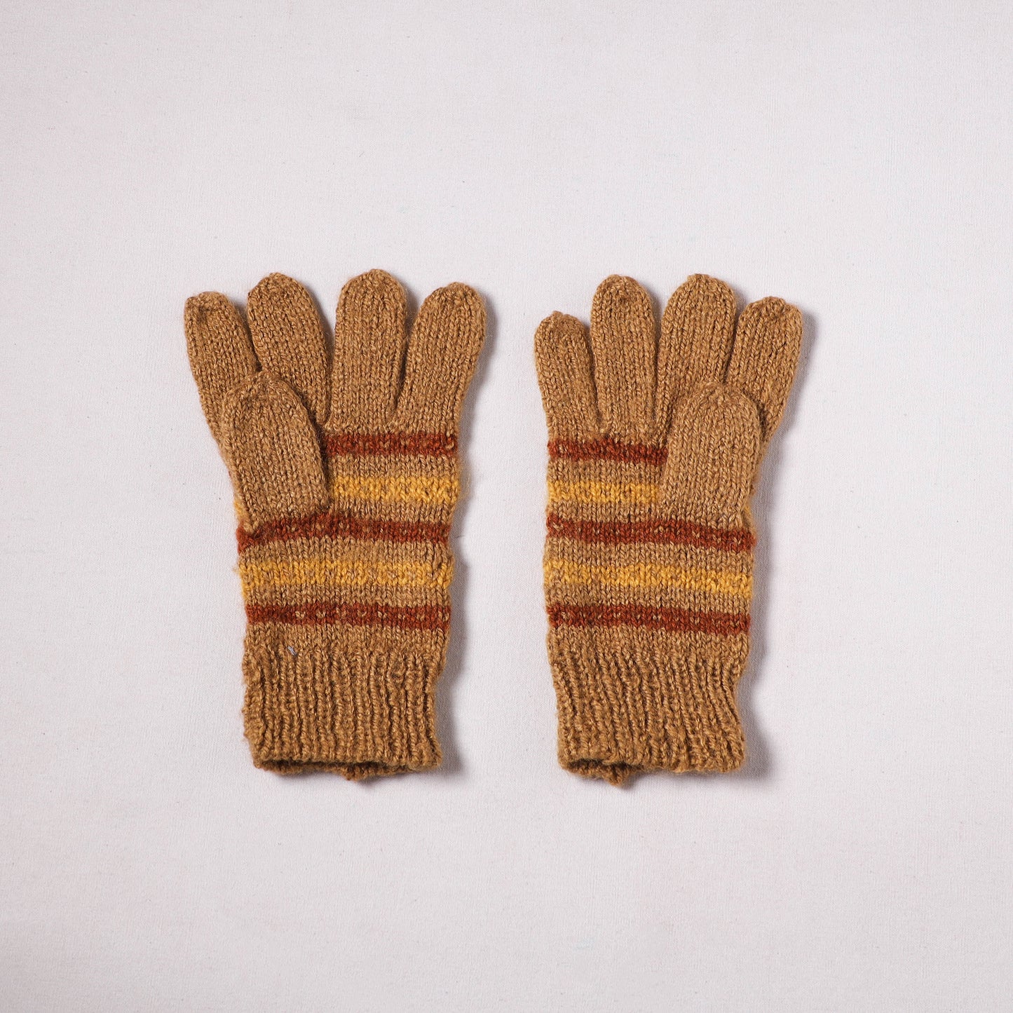 Kumaun Hand Knitted Acrylic Woolen Hand Gloves for Winter (Adult) 32