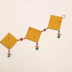 Handmade Bead Work Fabric Toran for Home Decor