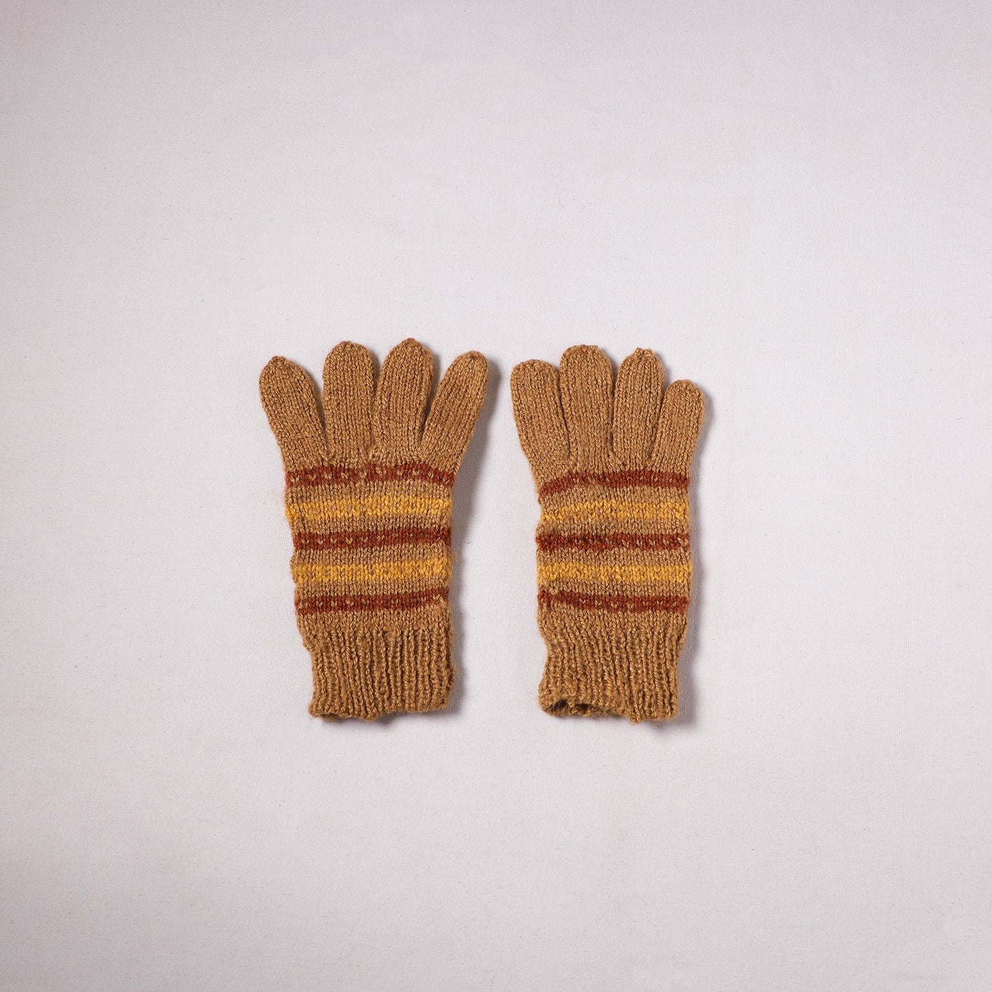 Kumaun Hand Knitted Acrylic Woolen Hand Gloves for Winter (Adult) 32