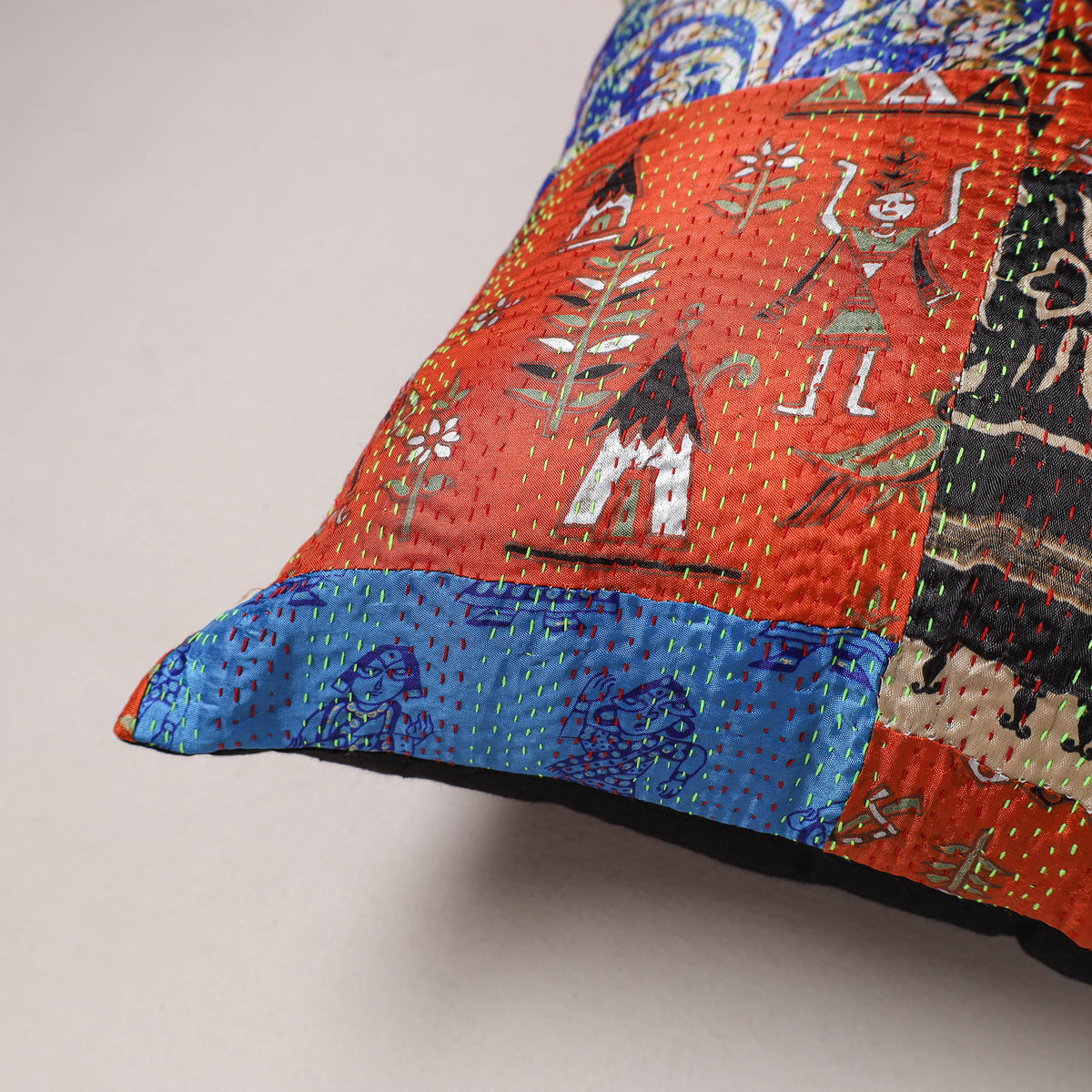 Tagai Patchwork Cushion Cover (16 x 16 in) 313