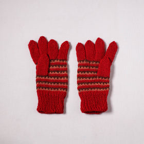 Kumaun Hand Knitted Acrylic Woolen Hand Gloves for Winter (Adult) 34