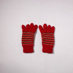 Kumaun Hand Knitted Acrylic Woolen Hand Gloves for Winter (Adult) 34