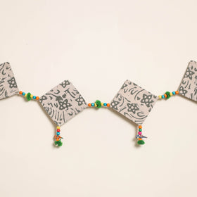 Handmade Bead Work Fabric Toran for Home Decor