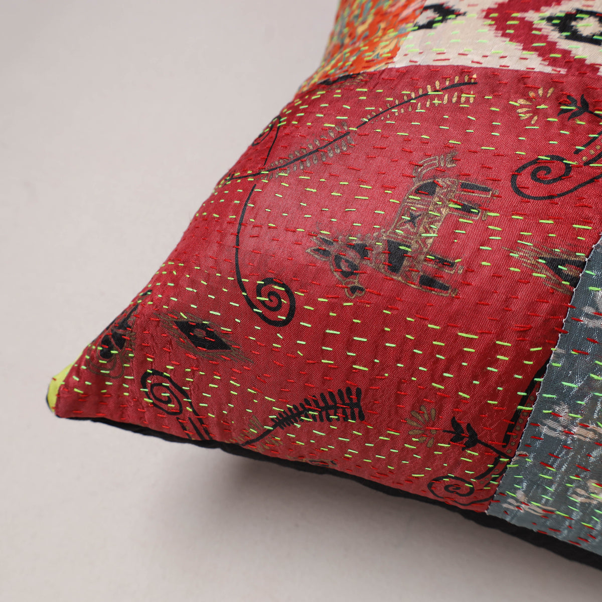 Tagai Patchwork Cushion Cover (16 x 16 in) 315