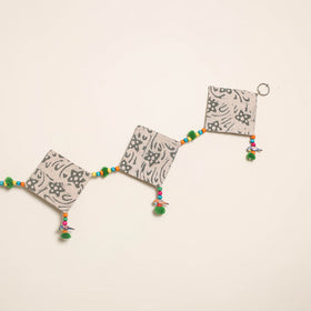 Handmade Bead Work Fabric Toran for Home Decor