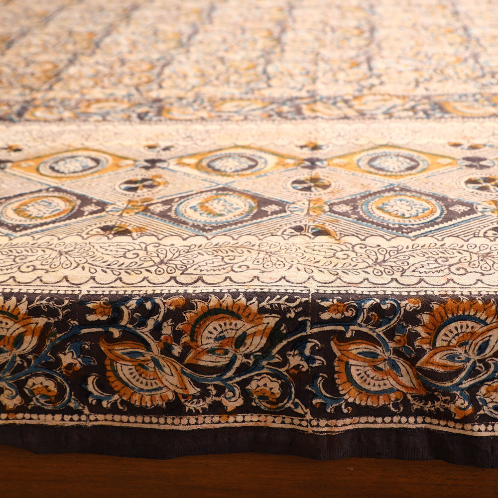 kalamkari double bed cover set