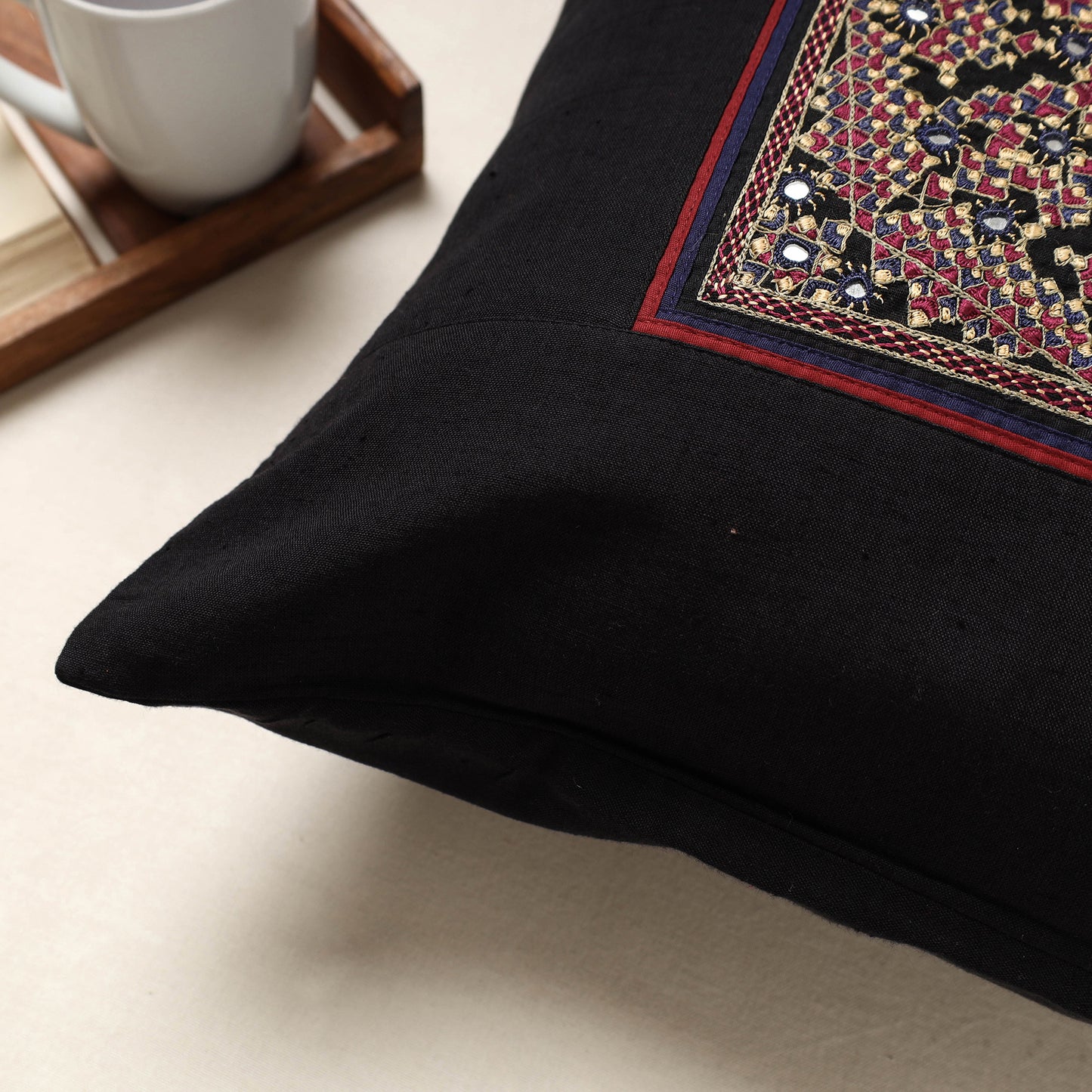 Kutch Embroidery Cushion Cover