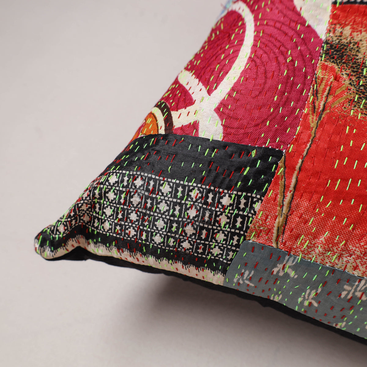 Tagai Patchwork Cushion Cover (16 x 16 in) 317