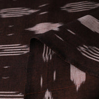 Brown - Pochampally Ikat Weave Cotton Fabric 15