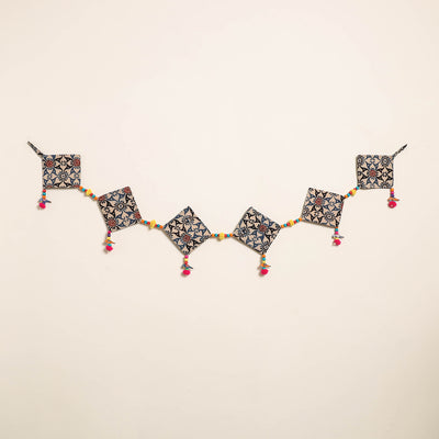 Handmade Bead Work Fabric Toran for Home Decor