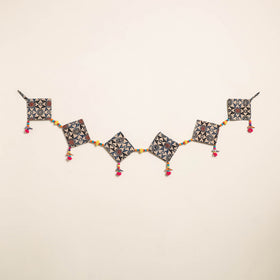 Handmade Bead Work Fabric Toran for Home Decor