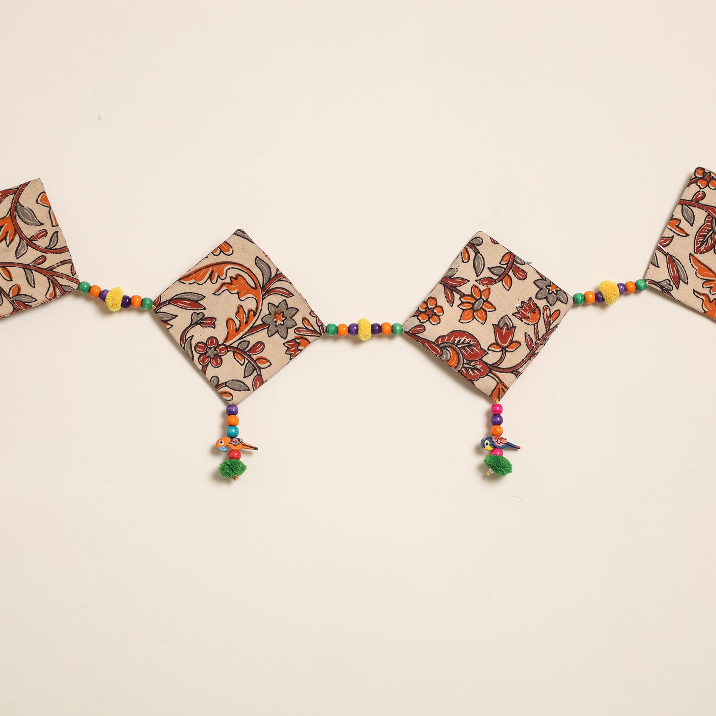 Handmade Bead Work Fabric Toran for Home Decor