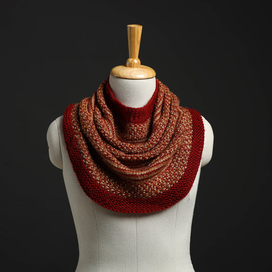 Multicolor - Kumaun Hand Knitted Woolen Cowl 100