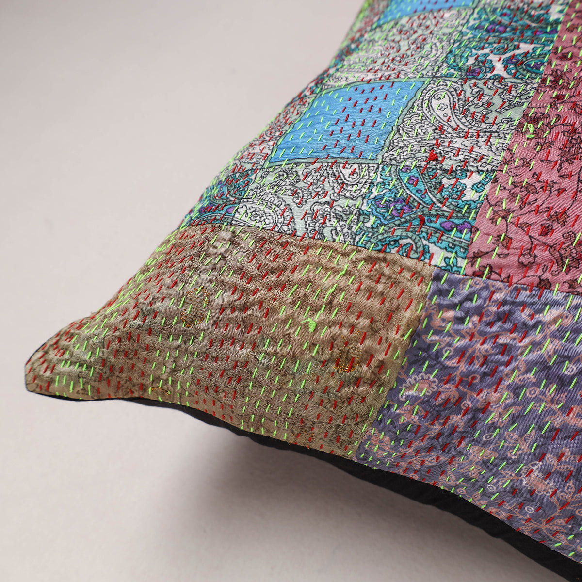Tagai Patchwork Cushion Cover (16 x 16 in) 323