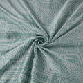 Green - kutch batik modal silk fabric 07 - handcrafted