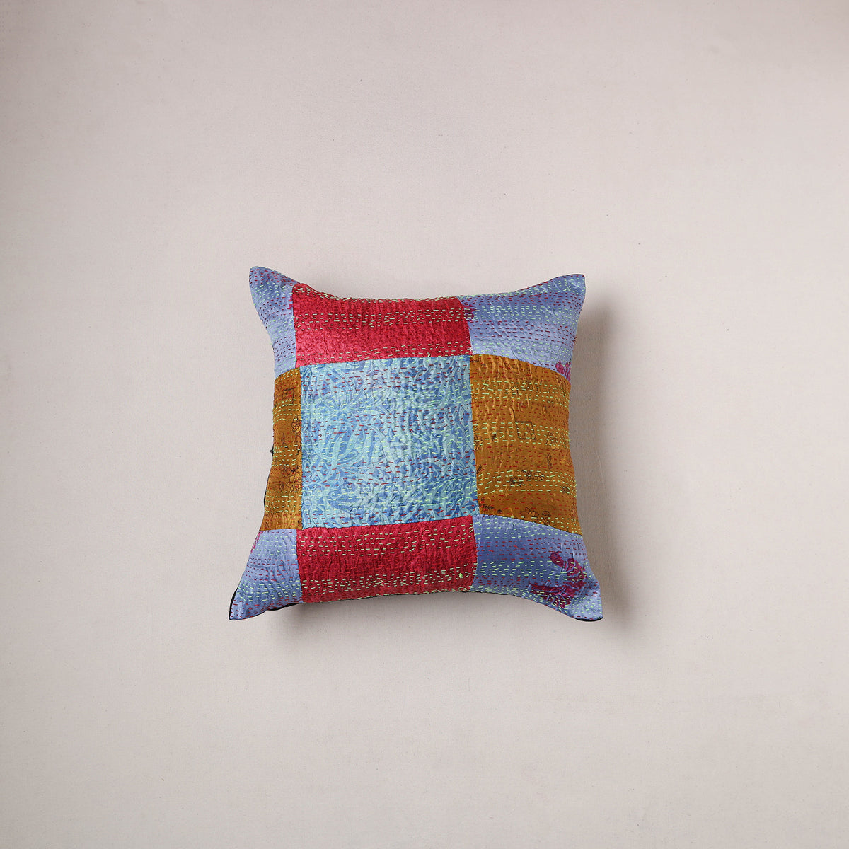 Tagai Patchwork Cushion Cover (16 x 16 in) 327