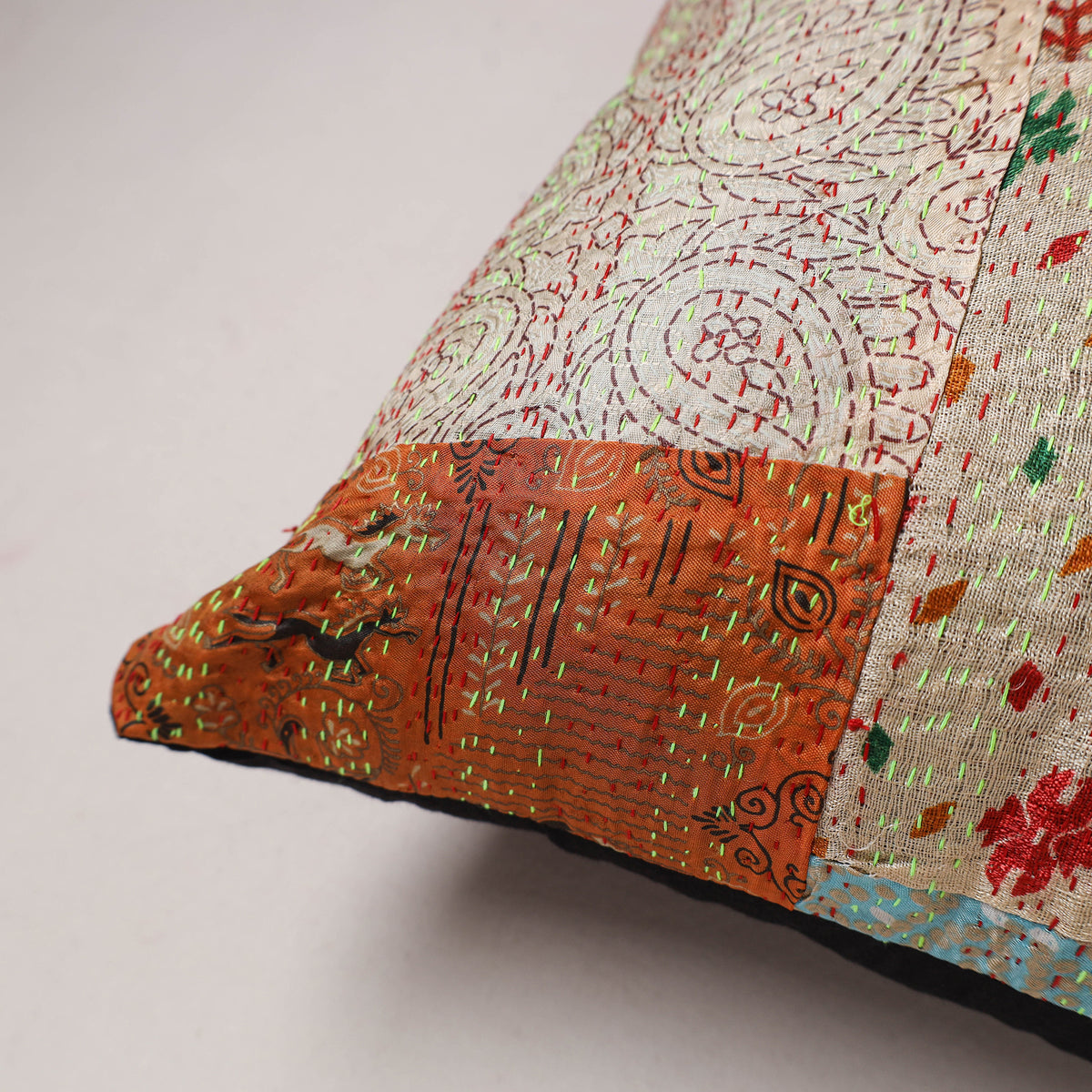 Tagai Patchwork Cushion Cover (16 x 16 in) 328