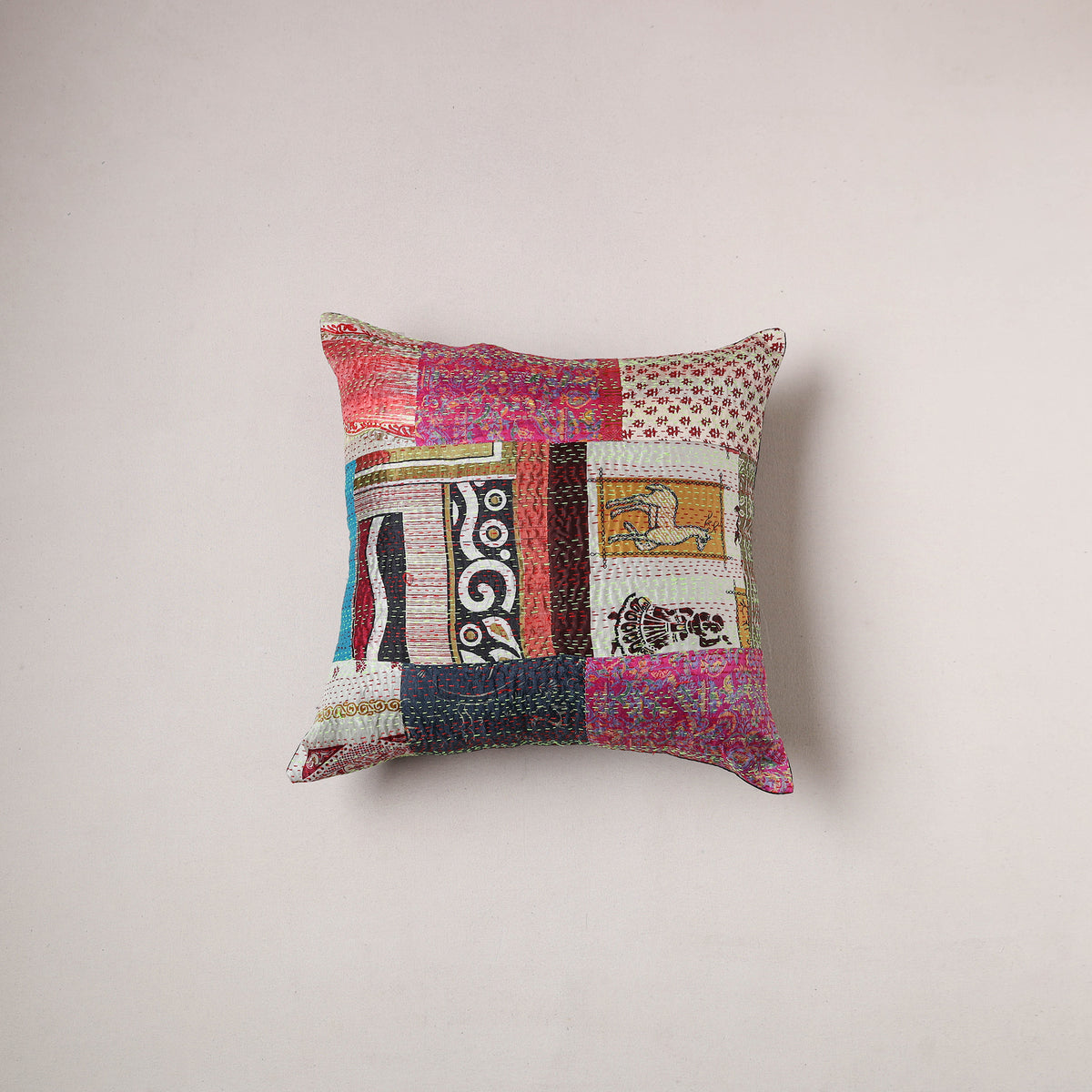 Tagai Patchwork Cushion Cover (16 x 16 in) 331