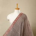 Buy Beige Natural Dyed Mul Cotton Bagh Print Fabric