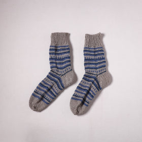 Acrylic Woolen Socks for Winter, Hand Knitted in Kumaun (Adults) 05