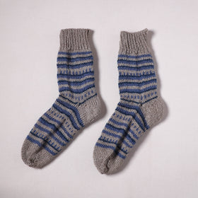 Acrylic Woolen Socks for Winter, Hand Knitted in Kumaun (Adults) 05