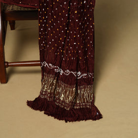 Kutch Tie-Dye Bandhani Modal Silk 3pc Unstitched Dress Material 54