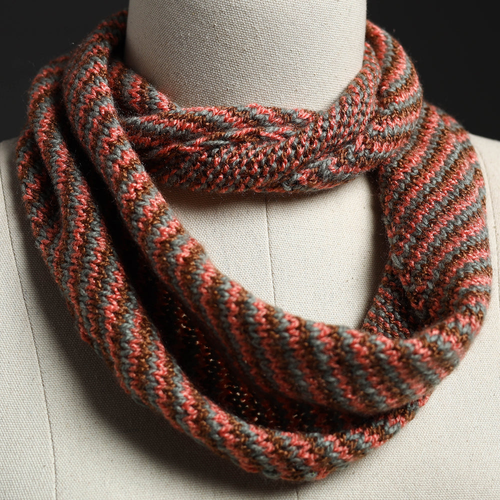 Multicolor - Kumaun Hand Knitted Woolen Neck Warmer 05