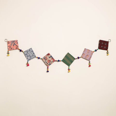 Handmade Bead Work Fabric Toran for Home Decor