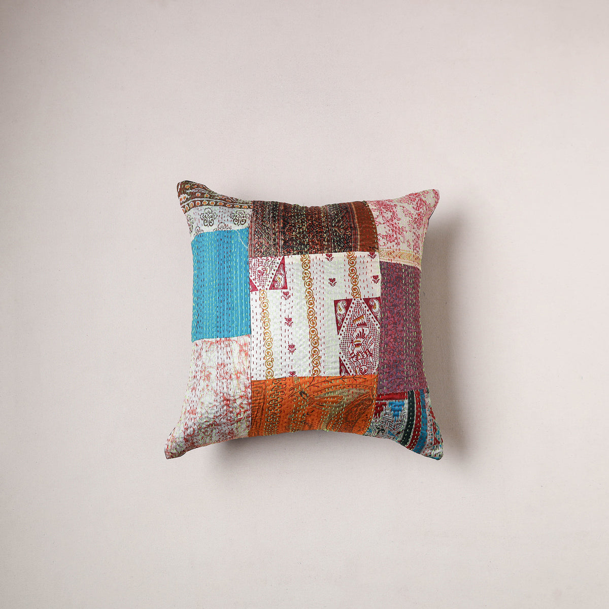 Tagai Patchwork Cushion Cover (16 x 16 in) 340