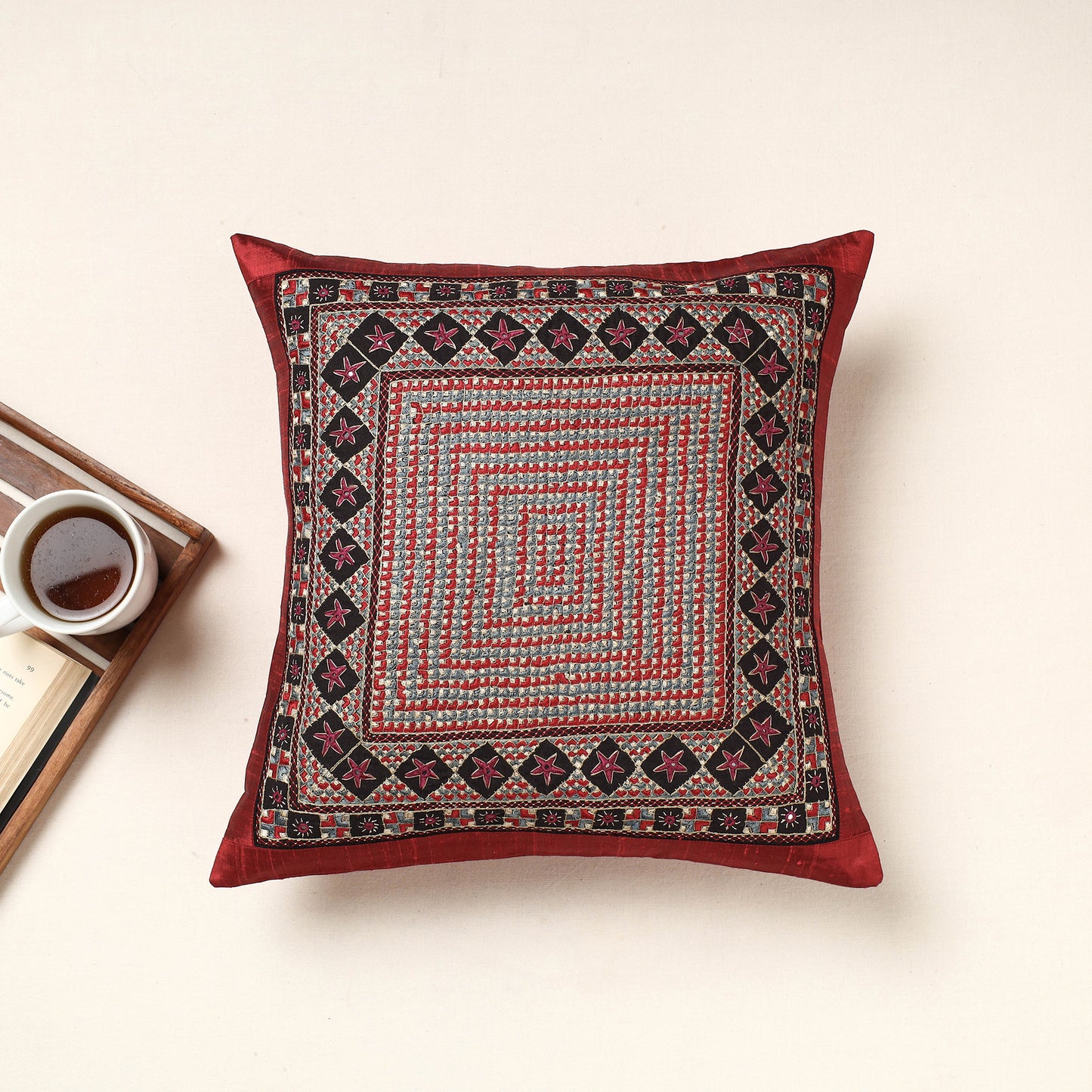 Kutch Embroidery Cushion Cover