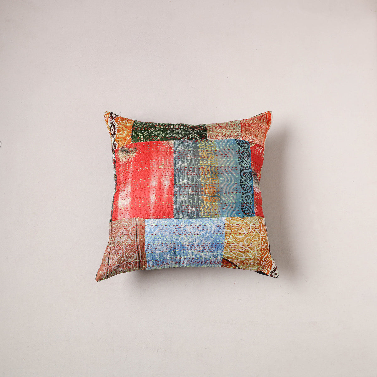 Tagai Patchwork Cushion Cover (16 x 16 in) 342