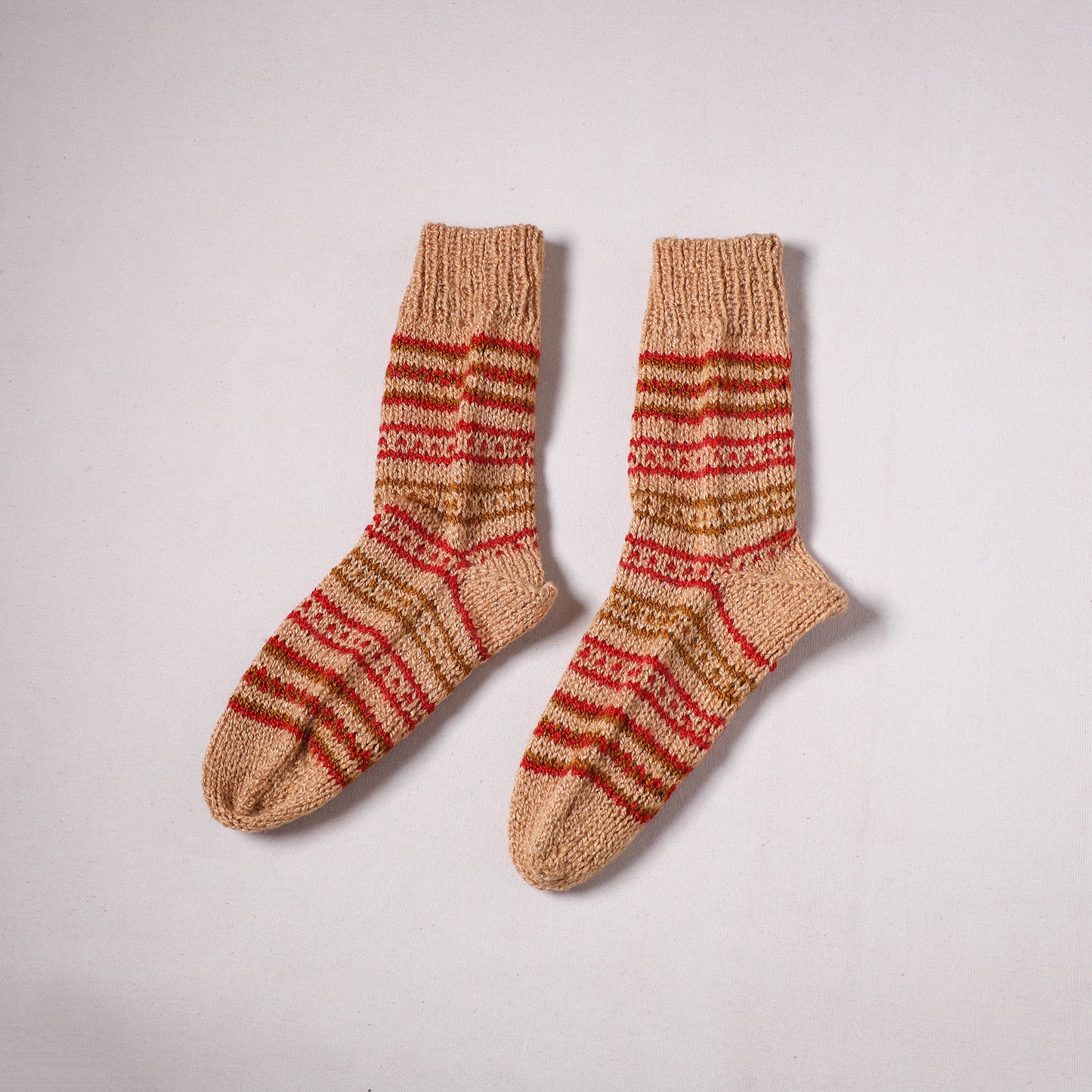 Acrylic Woolen Socks for Winter, Hand Knitted in Kumaun (Adults) 12