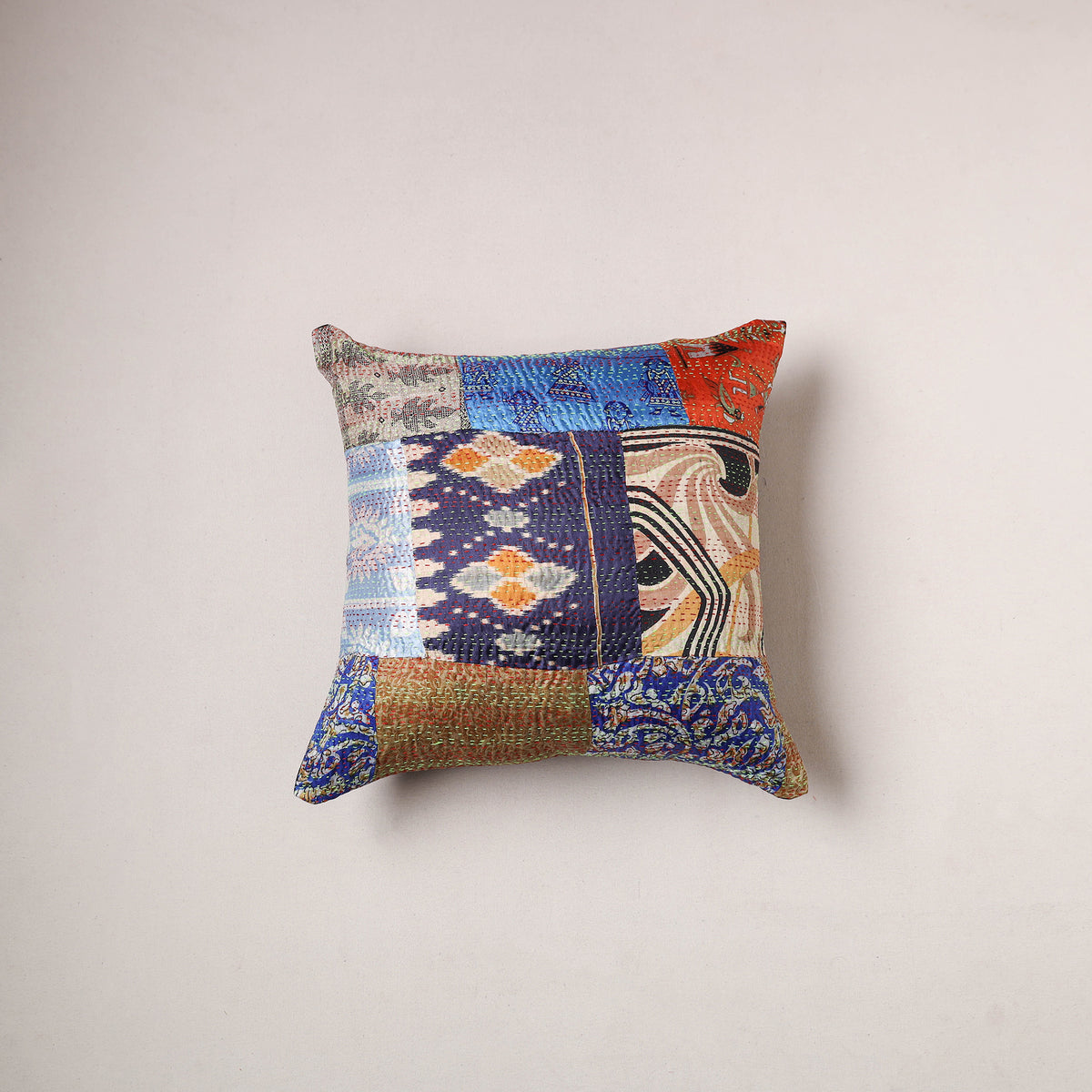 Tagai Patchwork Cushion Cover (16 x 16 in) 343