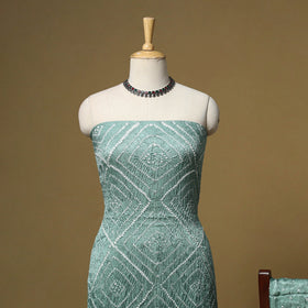 Kutch Tie-Dye Bandhani Modal Silk 3pc Unstitched Dress Material 57