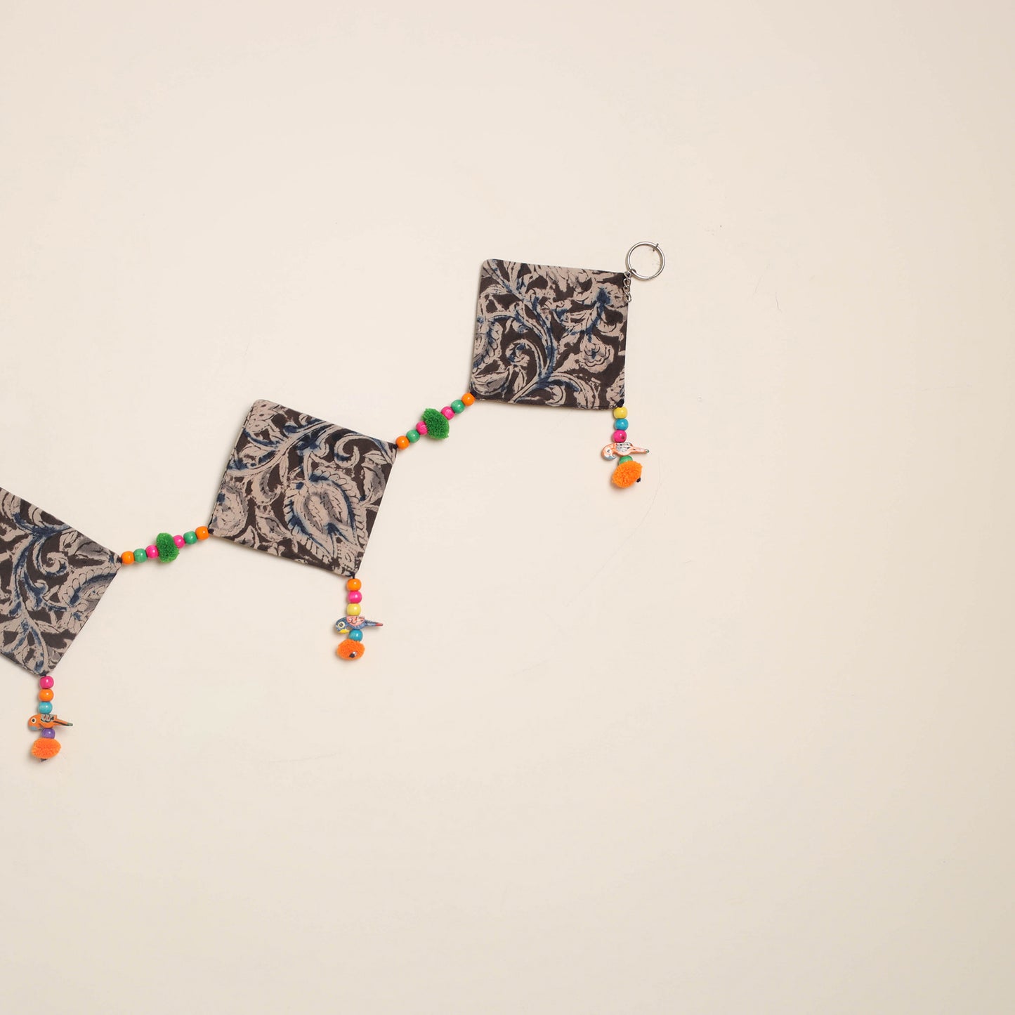 Handmade Bead Work Fabric Toran for Home Decor