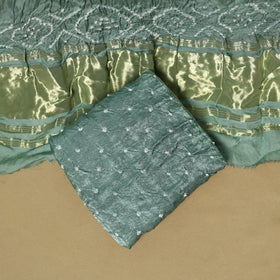 Kutch Tie-Dye Bandhani Modal Silk 3pc Unstitched Dress Material 57