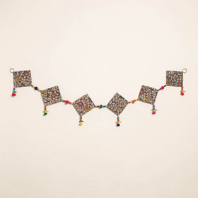 Handmade Bead Work Fabric Toran for Home Decor