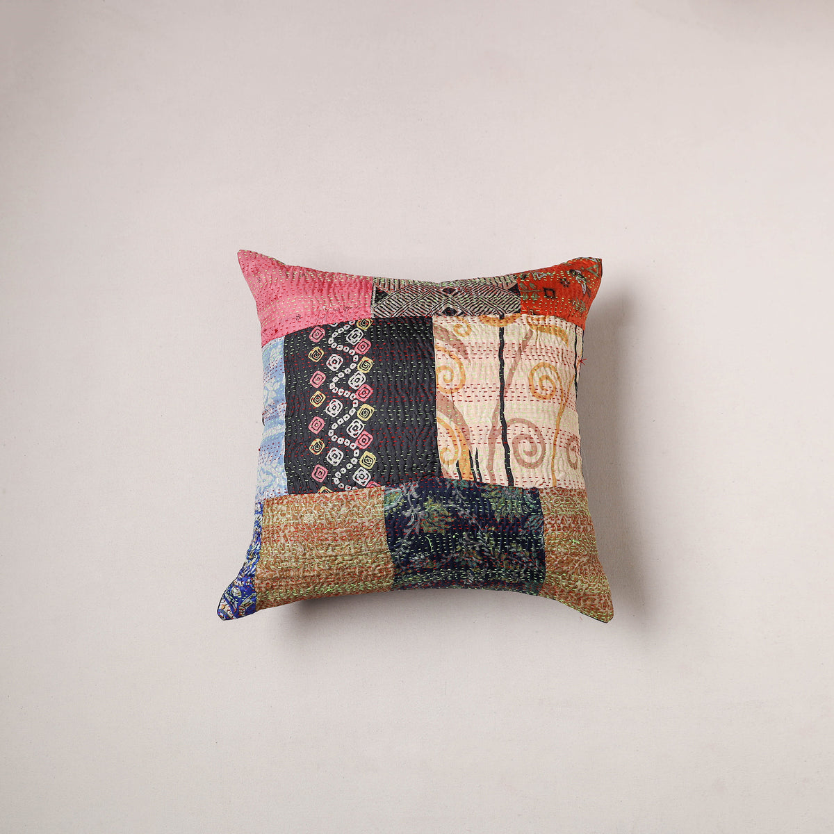 Tagai Patchwork Cushion Cover (16 x 16 in) 346