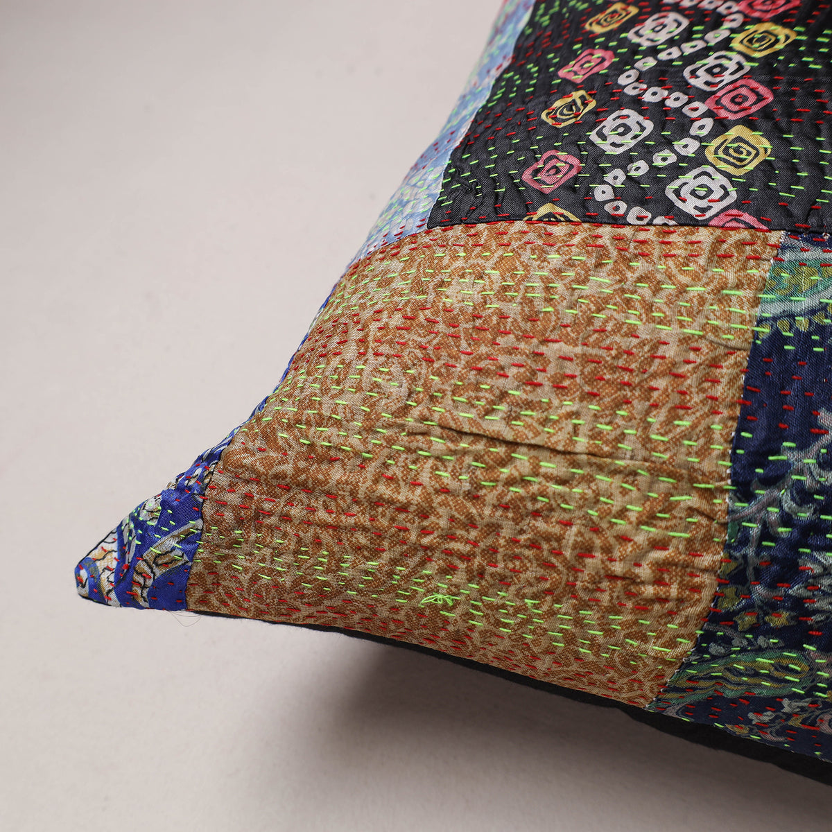 Tagai Patchwork Cushion Cover (16 x 16 in) 346