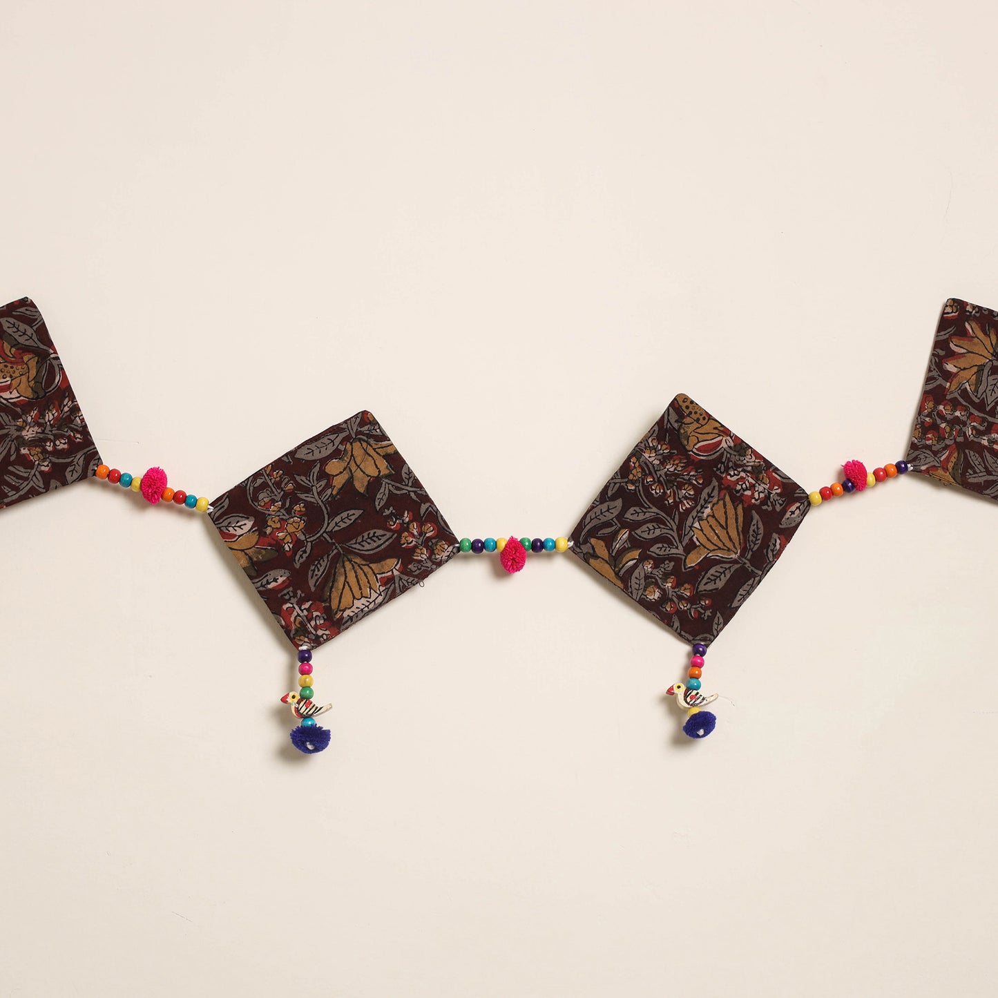 Handmade Bead Work Fabric Toran for Home Decor