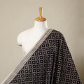 Hand Block Cotton Black Bagh Print Fabric