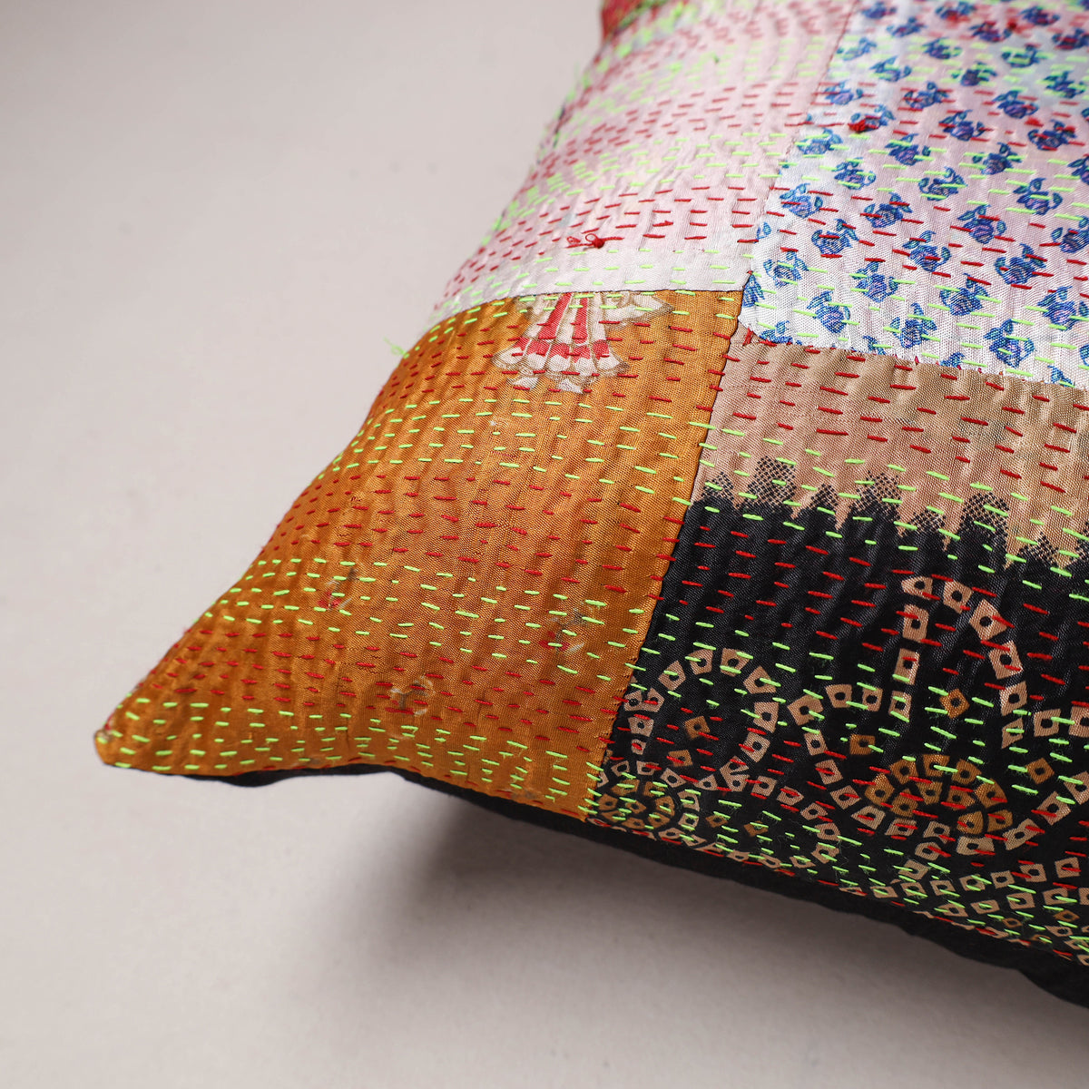 Tagai Patchwork Cushion Cover (16 x 16 in) 347