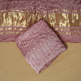 Kutch Tie-Dye Bandhani Modal Silk 3pc Unstitched Dress Material 58