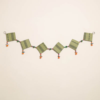 Handmade Bead Work Fabric Toran for Home Decor