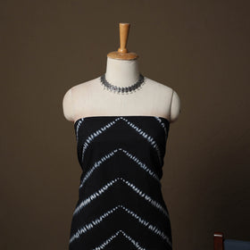 Shibori Tie-Dye Cotton 3pc Unstitched Dress Material Suit Set 19