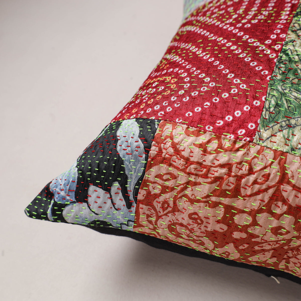 Tagai Patchwork Cushion Cover (16 x 16 in) 349