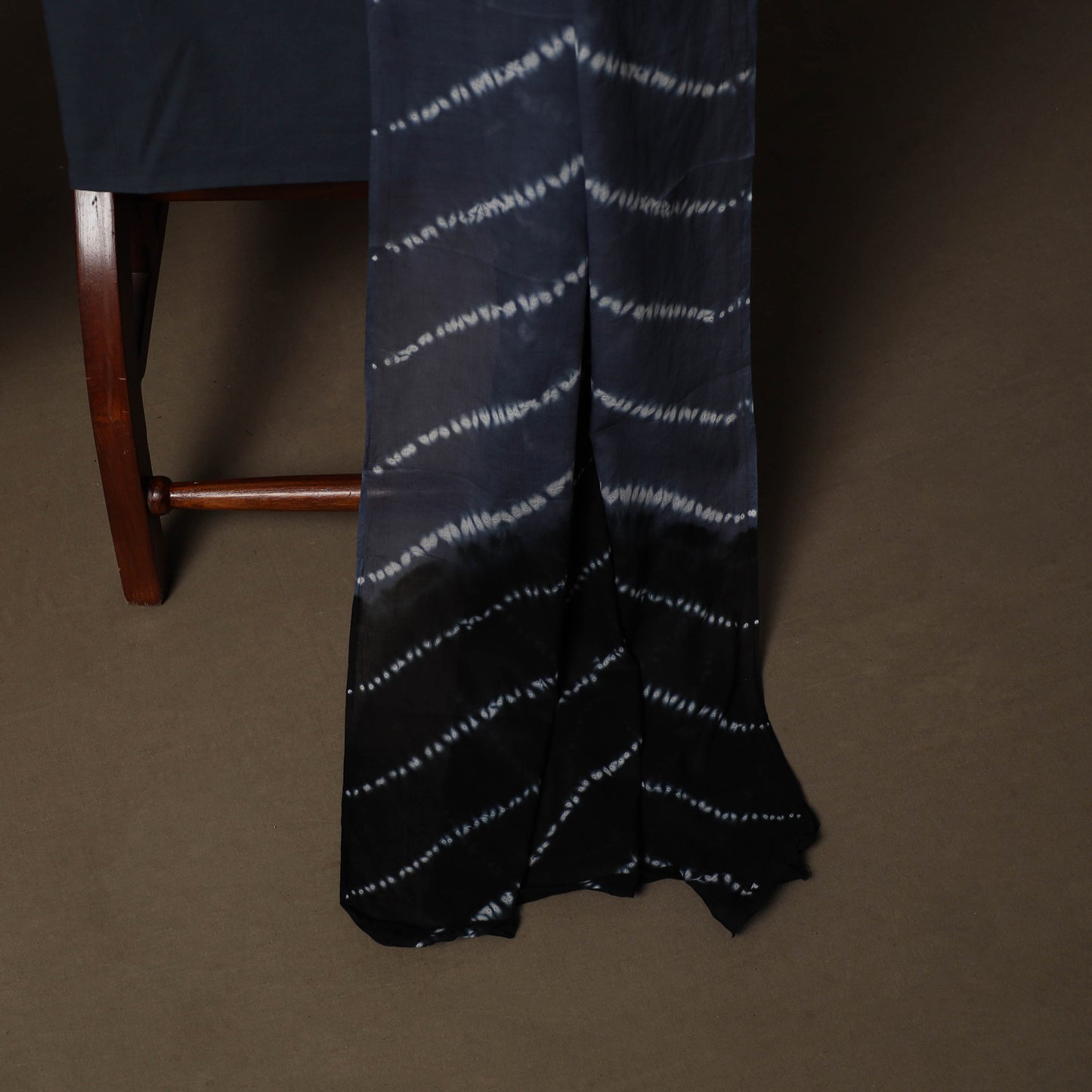 Shibori Tie-Dye Cotton 3pc Unstitched Dress Material Suit Set 19